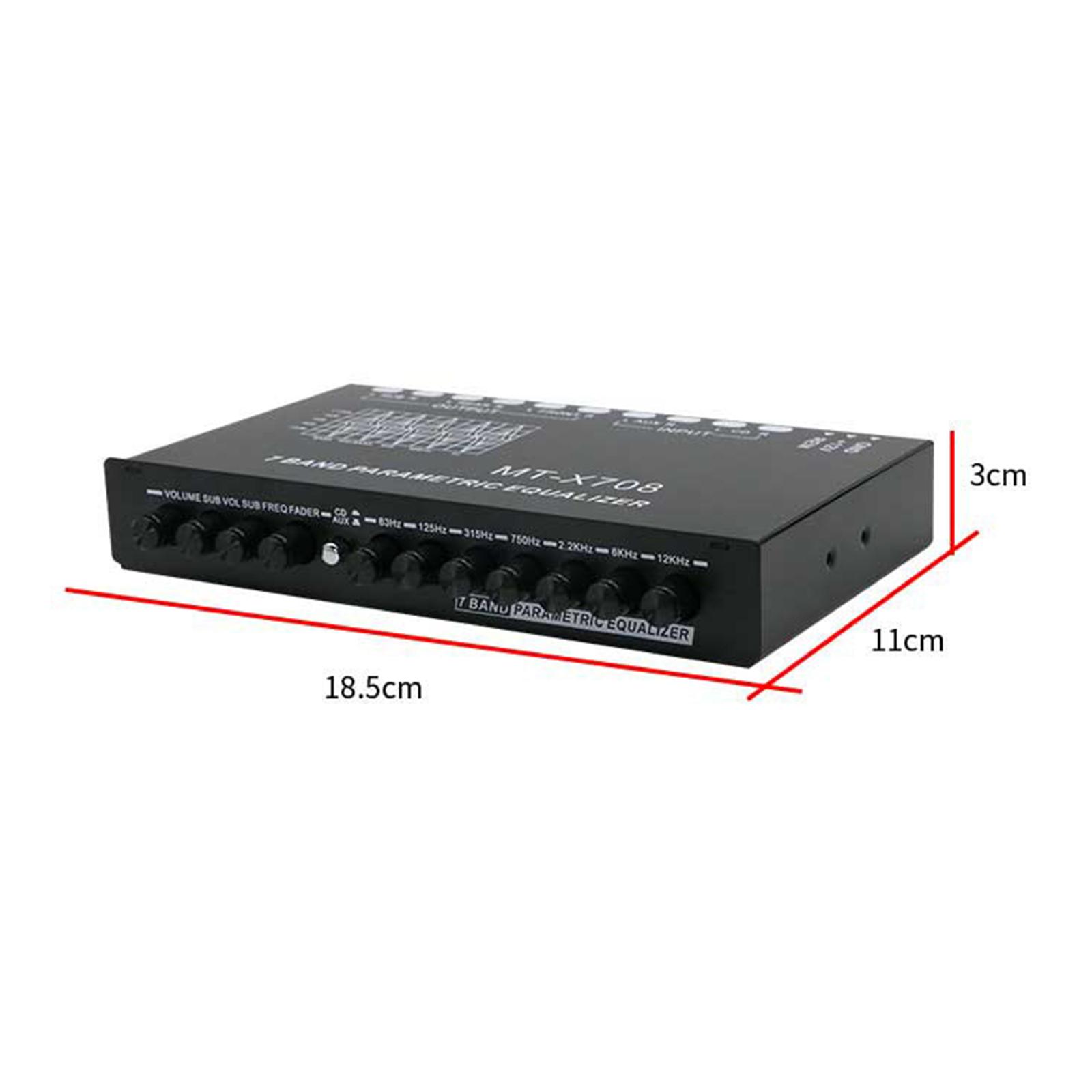 Audio Music Equalizer - 7 Band EQ Equalizer DC 12V