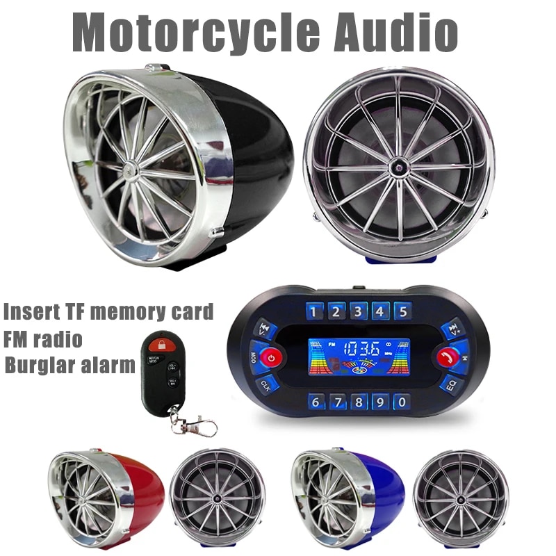 Audio Music Play - MT730 Motorcycle Bluetooth Speaker Amplifier Output