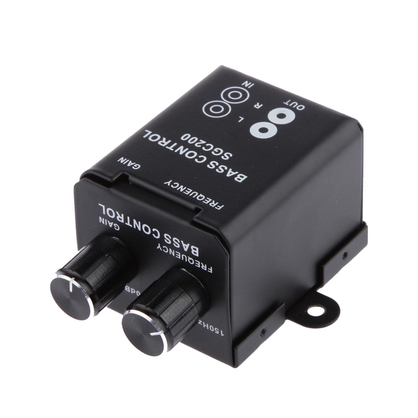 Audio Music Equalizer - Subwoofer Bass Remote Volume Control Knob