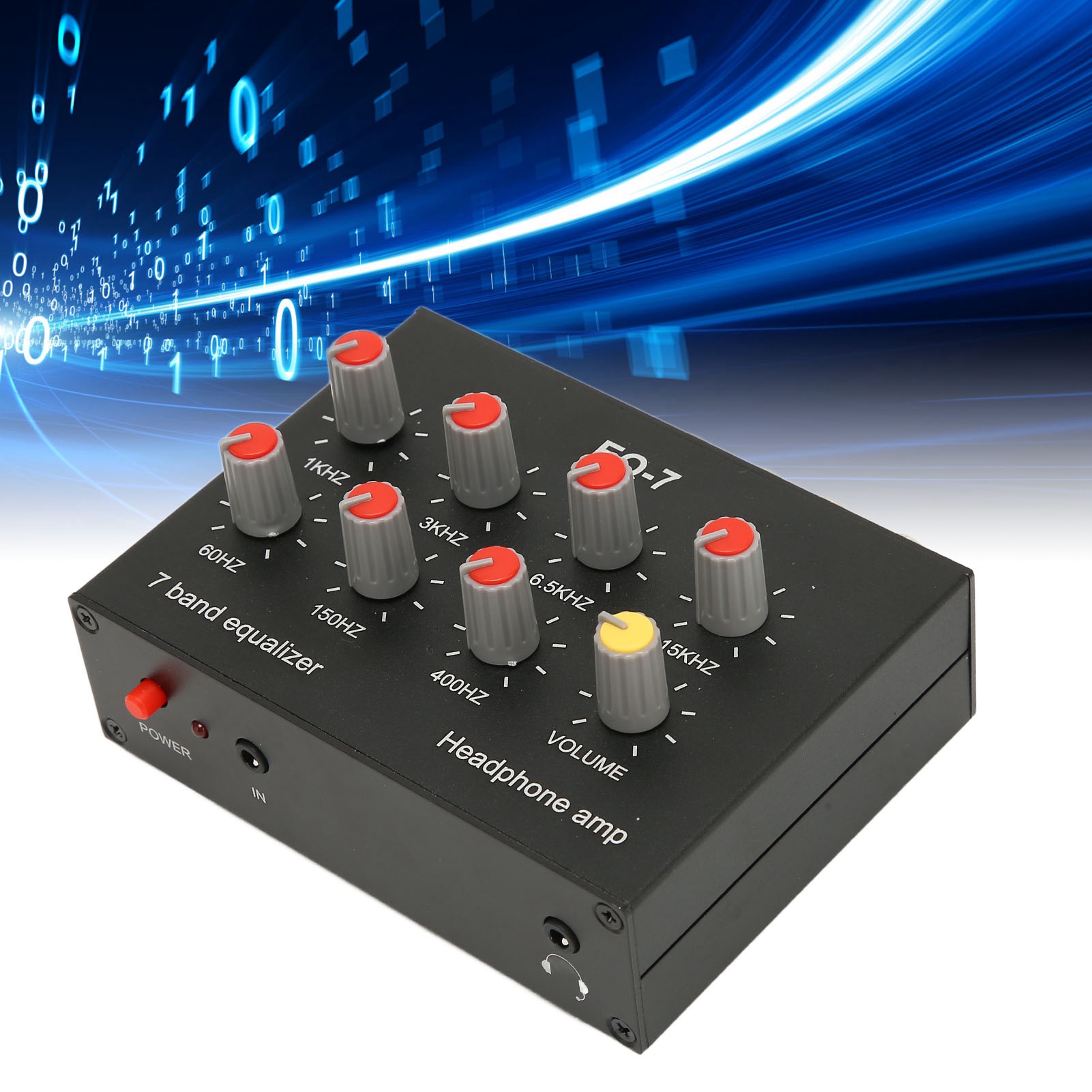 Audio Music Equalizer - 7 Band Sound Equalizer RCA Output