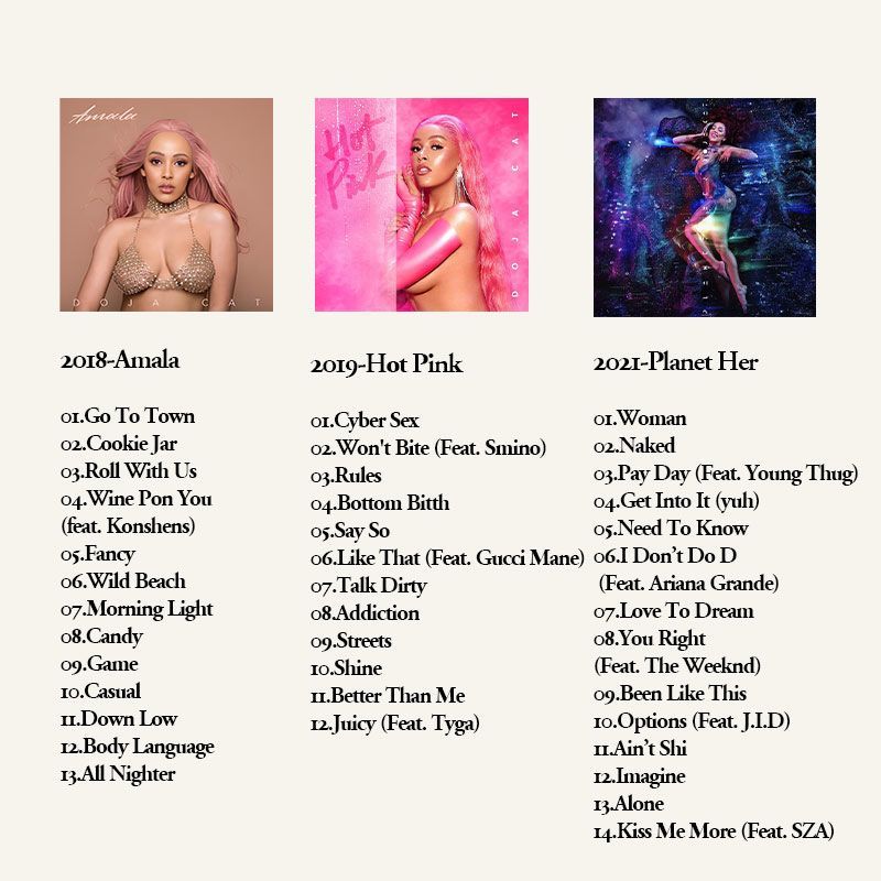 Doja Cat 6CD Music Album Colle - Audio Music Cd review and price
