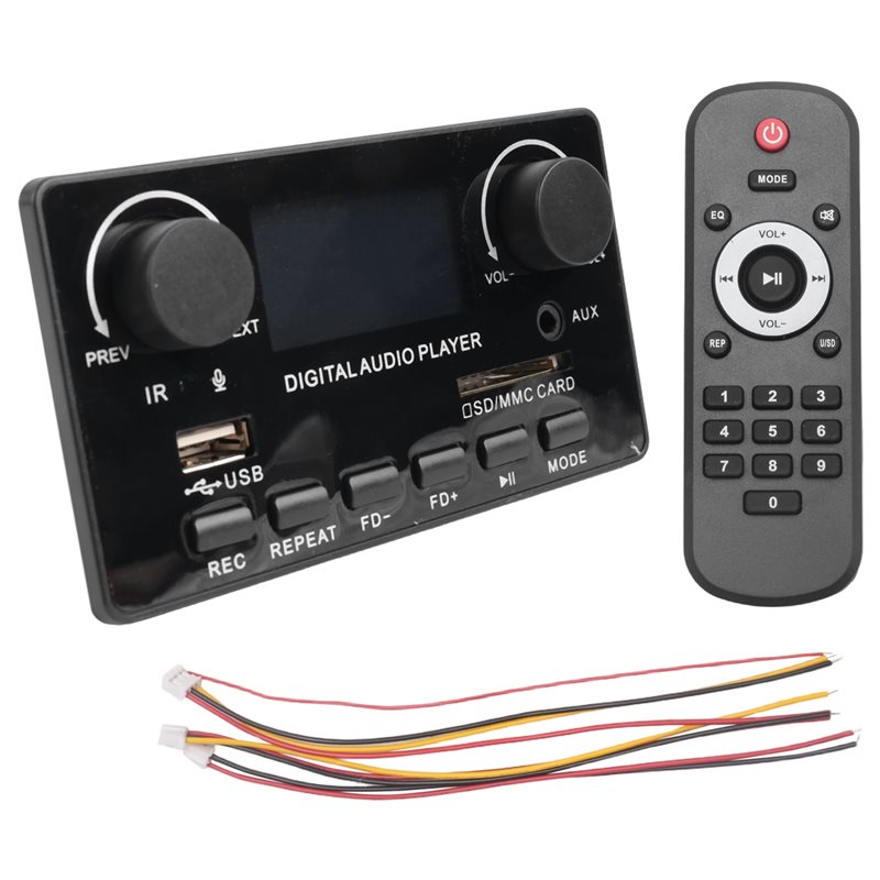 LCD Display Bluetooth 5.0 MP3  - Audio Music Play review and price