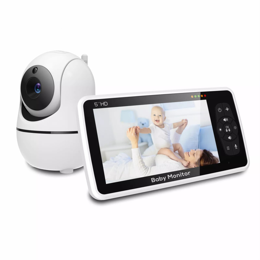 New 5 Inch Video Baby Monitor  - Zoom Audio Music review and price