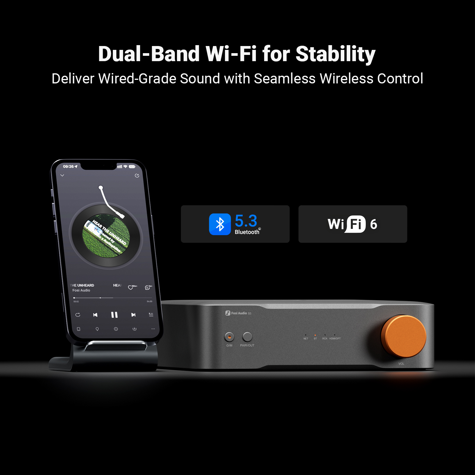 Fosi Audio Hi-Res Music Stream - Audio Music Play review and price