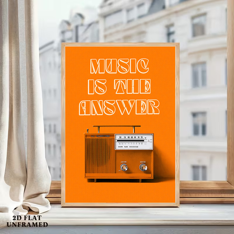 Vintage Radio Wall Art Framele - Audio Music Live review and price