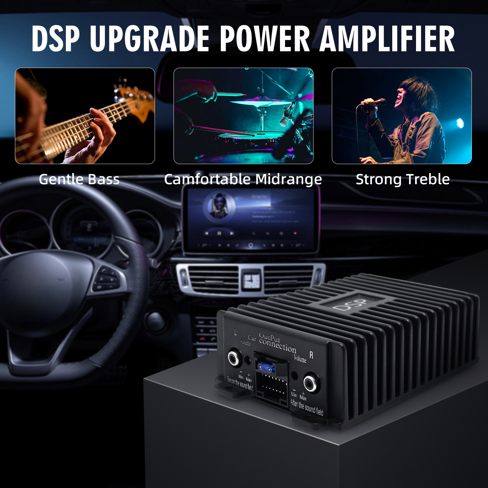 Car DSP 4 Channel Radio Amplif - Audio Music Equalizer review and price