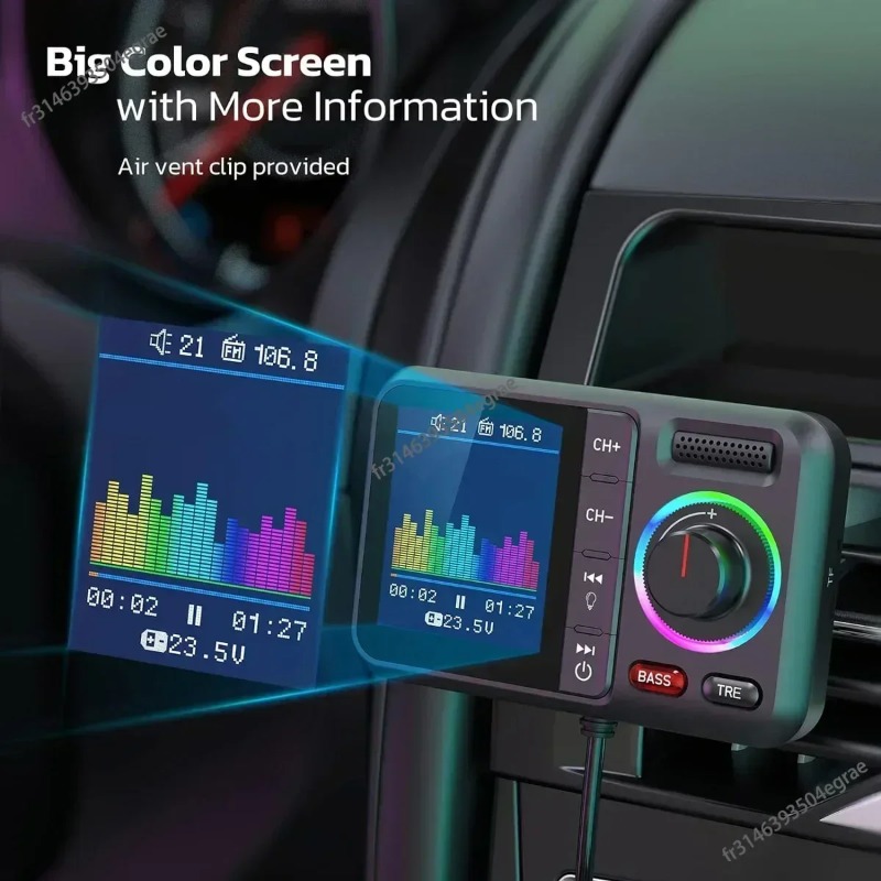 QC3.0 Dual USB Car FM Transmit - Audio Music Play review and price
