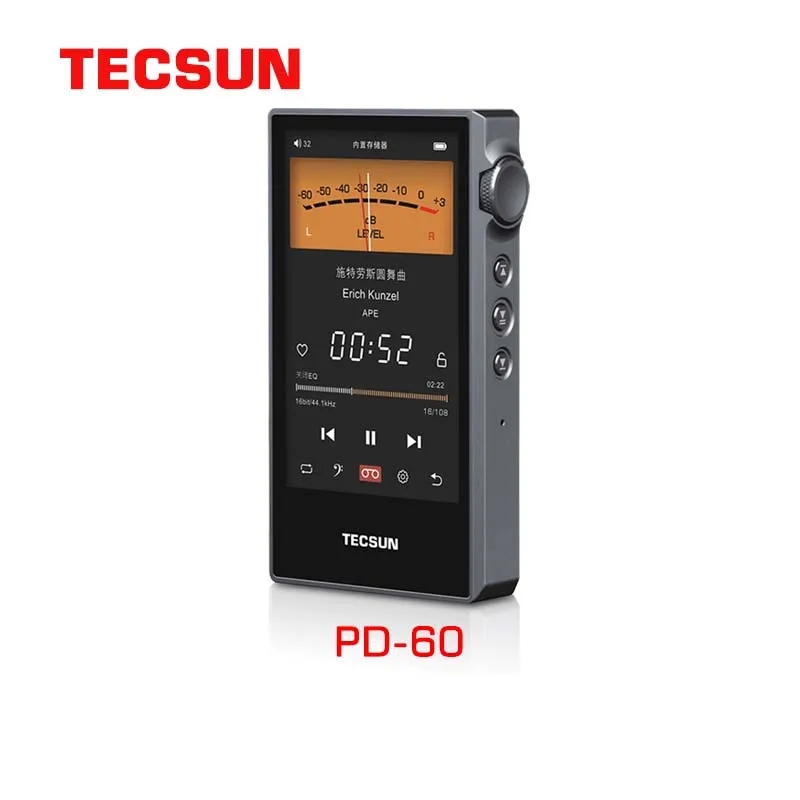 Tecsun PD-60 4 inch IPS touch  - Audio Music Equalizer review and price