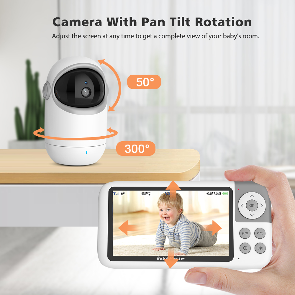 Baby Monitor Pan Tilt Security - Zoom Audio Music review and price