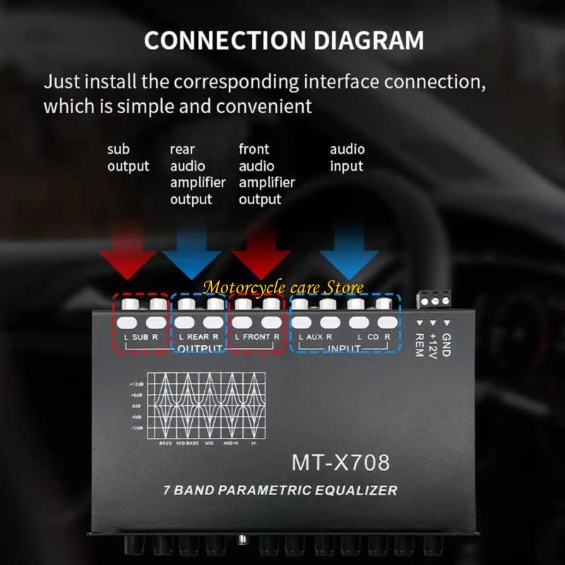 Innovative 7 Band Car Stereo E - Audio Music Equalizer review and price