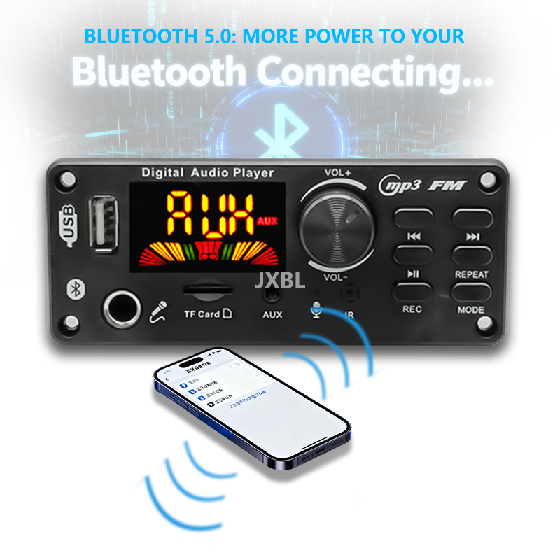 80W Bluetooth 5.0 MP3 Decoder  - Audio Music Play review and price