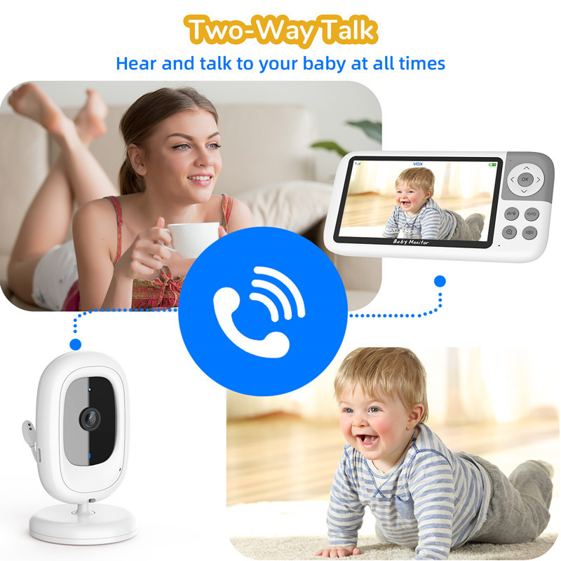 5 Inch 1080P LCD Baby Monitor  - Zoom Audio Music review and price