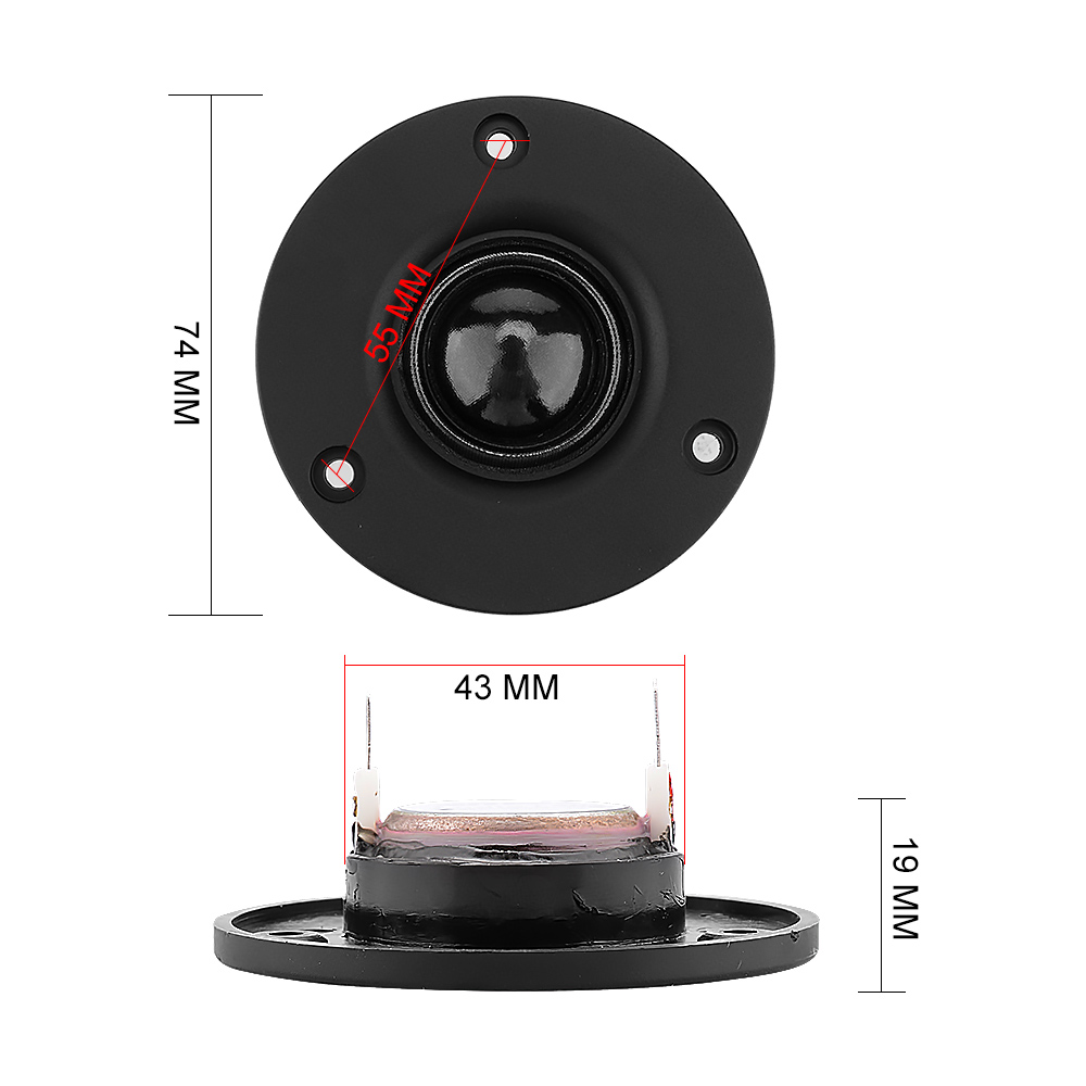 AIYIMA 2Pcs 3 Inch Tweeter Sou - Audio Music Generator review and price