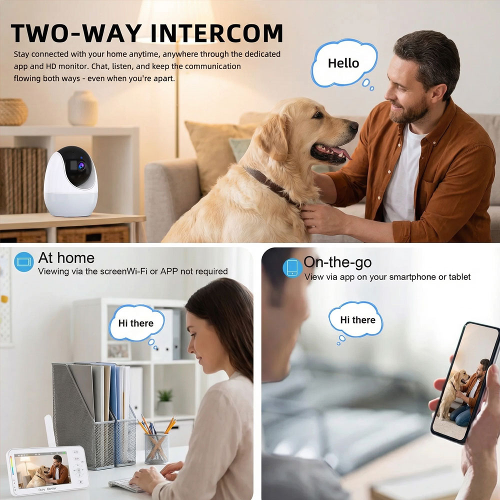 Smart Baby Monitor with Night  - Audio Music Apps review and price