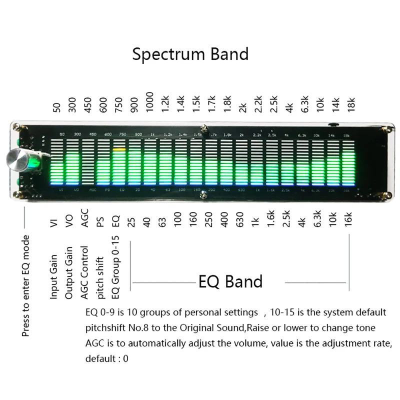 DSP Equalizer EQ Pickup Rhythm - Audio Music Equalizer review and price