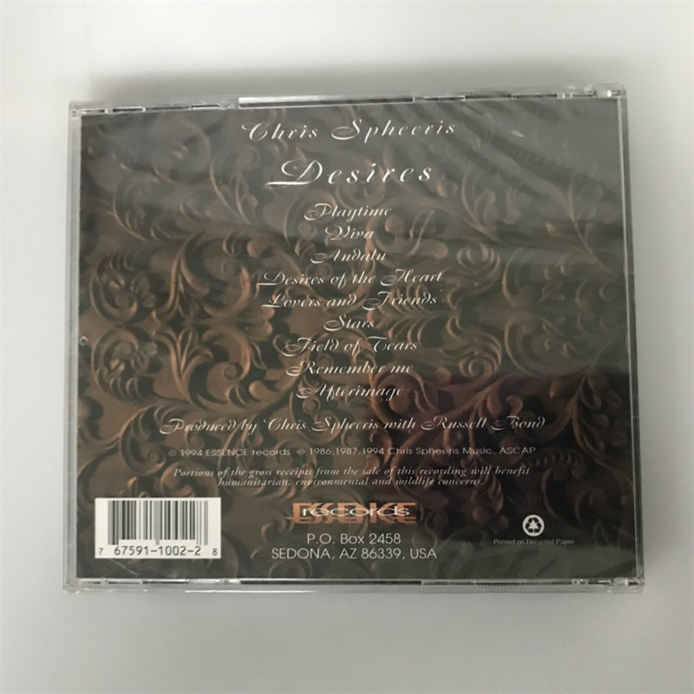 CD 'Desires' Chris Spheeris Mu - Audio Music Cd review and price