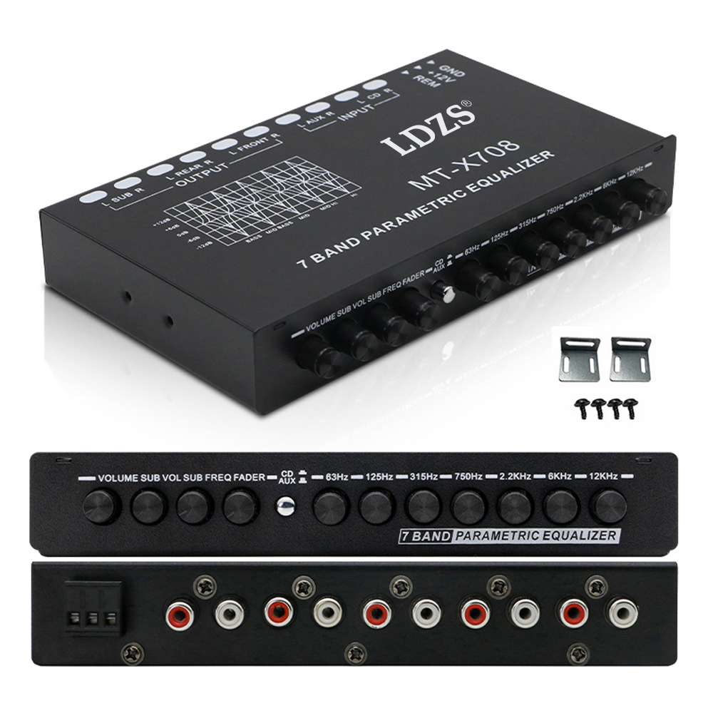 Professional 7 Band Car Equali - Audio Music Equalizer review and price