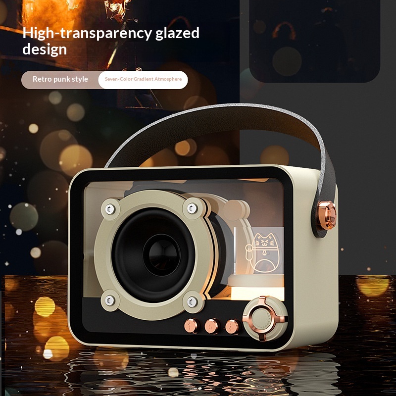 Transparent Wireless Speaker M - Audio Music Equalizer review and price